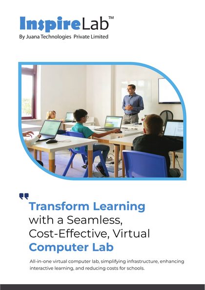 Cover of the InspireLab product brochure